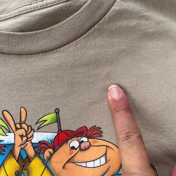 DISNEY Alice in Wonderland T-Shirt Womens Large Mushroom Be Kind Twee Goblin - Picture 8 of 10